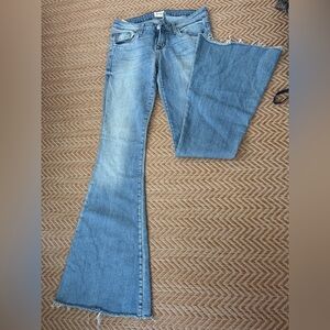 Women's Blue Flared Jeans